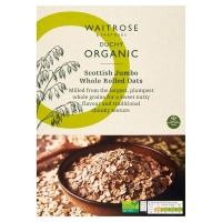 ราคา Waitrose Duchy ORGANIC Scottish Jumbo Whole Rolled Oats เวทโทรส ออแกนิก สกอตติช จัมโบ้ อาหารเช้าจากข้าวโอ๊ต 1Kg (20046664297)
