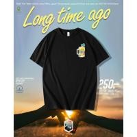 ราคา OK Apparel เสื้อยืดคอกลมแขนสั้น ลายเบียร์ oversize ผ้าคอตตอน100 cottonUSA (21999389735)