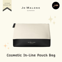 ราคา Jo Malone Cosmetic Zip Pouch Bag กระเป๋าผ้าใส่เครื่องสำอางค์ของขวัญจาก Jo Malone Limited Edition Gifts โจ มาโลน เฉพาะตัวกระเป๋า ไม่รวมสินค้า (20486353444)