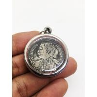 ราคา เหรียญที่ระลึก ร 5 จุฬาลงกรณ์ เนื้อเงินพร้อมเลี่ยมกรอบสแตนเลสแท้ (12973197740)