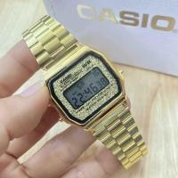 ราคา DD Watch นาฬิกา casioนาฬิกาข้อมือแฟชั่่นผู้หญิง นาฬิกาข้อมือดิจิตอล รุ่น B640WC 5A กันน้ำสายเลส ไม่ต้องตัดสาย ปรับได้เอง (19558776912)