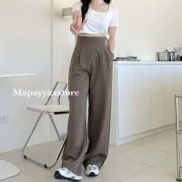 ราคา Mapayyaxstore กางเกงรุ่นซิปหลัง Back zip เอวสูงพิเศษ ขากระบอกใหญ่ (20912121093)