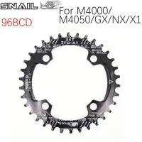 ราคา SNAIL ใบจานหน้าเดี่ยว MTB Round Chainring 96BCD 32T 34T 36T 38T for alivivo M4050 M4000 Sram NX GX X1 สีดำ (9150307388)