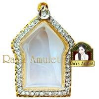 ราคา กรอบพระสำเร็จรูป งานไมครอน งานฝังเพชร CZ ทรงขุนแผนหลวงปู่ทิม ทรงขุนแผนพรายกุมาร รหัส 3014 (19380129310)