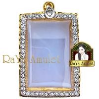 ราคา กรอบพระสำเร็จรูป งานไมครอน งานฝังเพชร CZ ทรงสมเด็จใหญ่ รหัส 800 (19380035553)