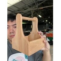 ราคา กระเช้าไม้ กระเช้าใส่เครื่องปรุง กระเช้าเครื่องปรุงไม้ ขนาด8x6x6นิ้ว ไม้ยางพารา เกรด A ส่งตรงจากโรงงาน ออกใบกำกับภาษีได้ ออกบิลvatได้ (23039476004)