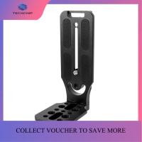 ราคา TECHCHIP Foldable Camera L Bracket Shot Release L Plate Quick Release Plate 1 4 in Screw Compatible for (22074602121)