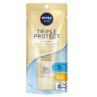 ราคา Nivea Sun Triple Protect Anti Wrinkle SPF50+ PA+++ 40ml (นีเวีย ซัน ทริปเปิ้ล โพรเท็ค แอนตี้ ริงเคิล SPF50+ PA+++ 40 มล.)