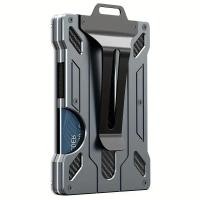 ราคา ARCTIC HUNTER กระเป๋า rfid กระเป๋าเก็บบัตร rfid blocking กล่องใส่นามบัตร กระเป๋าสตางค์สำหรับผู้ชายที่ใส่บัตรกลางแจ้งกระเป๋าเงินอลูมิเนียมแฟชั่นมินิสมาร์ทเวทมนต์ใส่บัตรได้สูงสุด15ใบ (23091413847)