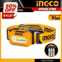 ราคา INGCO ไฟฉาย LED คาดศีรษะ สว่าง 100 Lumens ใส่ถ่าน AAA 3 ก้อน รุ่น HHL013AAA5 HHL013AAA8 ถ่านชาร์จ usb ถ่านชาร์จ 3 7v ถ่านชาร์จ ถ่านชาร์จ aa ถ่านชาร์จ 18650 (21599405264)