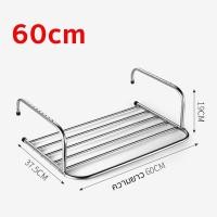 ราคา ราวตากผ้าระเบียง ราวตากผ้าคอนโด ราวตากผ้า สแตนเลส แขวนขอบระเบียงและหน้าต่าง ปรับความยาวได้ พับเก็บได้ราวแขวนผ้า (16263253719)