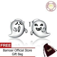 ราคา BAMOER ต่างหูเงินรมดำสำหรับผู้หญิงของขวัญเครื่องประดับผีปีศาจน้อยสำหรับเด็กผู้หญิงเครื่องประดับเงินแท้925 BSE421 (19897057900)