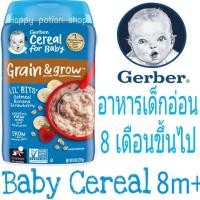 ราคา อาหารเด็กอ่อน วัย8เดือนขึ้นไป Gerber Lil Bits Oatmeal Banana Strawberry Baby Cereal 227 กรัมซีเรียลบด อาหารเสริมเด็กทารก พร้อมส่งนำเข้าจากประเทศอเมริกา (6388684196)