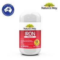 ราคา Natures Way Iron Vitamin C Chewable เนเจอร์สเวย์ ไอรอน วิตามินซี เม็ดเคี้ยว 50 เม็ด (23122565102)