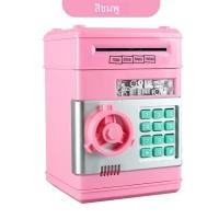 ราคา กระปุกออมสินสุดครีเอทีฟ1ชิ้นกล่องเก็บเงินอัตโนมัติขนาดเล็กกล่องเก็บเงินพร้อมรหัสเคาน์เตอร์และกุญแจล็อคเหรียญของขวัญเด็ก ATM (23058571040)