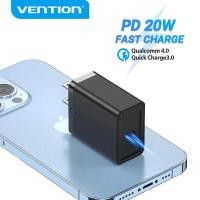 ราคา Vention หัวชาร์จเร็ว 20W PD Type C fast charger adapter for หัวชาร์จไอโฟน iPhone 15 Pro 14 Max13 Pro 12 VIVO HUAWEI Samsung S21 Max Mini PD USB C Charger usb plug อแดปเตอร์ชาร์จ USB C อแดปเตอร์ไอโฟน (