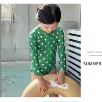 ราคา ฤดูร้อนใหม่สาวเกาหลีชุดว่ายน้ำแขนยาวแห้งเร็วสำหรับเด็กและเด็กวัยกลางคนชุดว่ายน้ำวันพีชรีสอร์ทน้ำพุร้อนลายดอกไม้สไตล์ตะวันตก (20823638206)