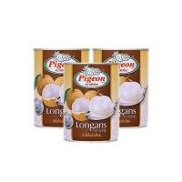 ราคา ใหม่ล่าสุด นกพิราบคู่ ลำไยในน้ำเชื่อม 540 กรัม x 3 กระป๋อง Pigeon Longan in Syrup 540g x 3 Cans สินค้าล็อตใหม่ล่าสุด สต็อคใหม่เอี่ยม เก็บเงินปลายทางได้ (15937330041)