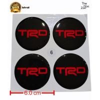 ราคา สติกเกอร์ติดดุมล้อ TRD 60 mm เรซิ่นเจล สติกเกอร์ฝาดุม 4 ชิ้น สีแดง ดำ สติ๊กเกอร์แต่งรถ สติ๊กเกอร์ ติดรถ Wheel Center ครบเครื่องเรืองประดับ (10189731827)