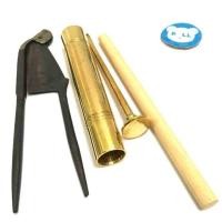 ราคา Brass Byfa SET1228 ชุดเซตคู่ กรรไกรตัดหมากเหล็กกล้า ไม่งอ และ ตะบันหมากทองเหลืองแท้ 6นิ้ว เป็นเซตคู่ (1347396711)