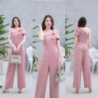 ราคา เสื้อผ้าผู้หญิง แฟชั่น พร้อมส่ง จั้มสูทขายาว ทรงสวยเปิดไหล่ บ่าเดี่ยว ใส่ไปงานเลี้ยง ชุดราตรี ชุดไปงานแต่ง งานหมั้น งานพิธี สวย ตรงปก มีสีแดง ชมพู โอรส กรม ครีม (22769263160)