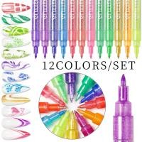 ราคา ปากกาเพ้นท์เล็บกราฟฟิตี12ชิ้น เซ็ตสำหรับ3D งานเพนท์เล็บแบบทำมือปากกาทาเล็บเครื่องมือสีทาเล็บ (16712052127)