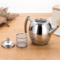 ราคา 1L Tea Pot Heat Resistant Stainless Steel Teapot Coffee Pot Kettle With Filter Large Capacity Home Office Teaware Set (22433687788)