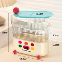 ราคา SINGLELADY จัดส่งฟรี กล่องเก็บของกล่องเก็บของบนโต๊ะกล่องเก็บของบนโต๊ะหมุนได้กล่องเก็บหลายเครื่องประดับชั้นความจุขนาดใหญ่น่ารักกล่องเก็บของ (23220948258)