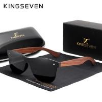 ราคา Kingeven แว่นตากันแดดไม้ธรรมชาติสำหรับผู้ชายแว่นตาแฟชั่นคุณภาพสูง UV400โพลาไรซ์ pelindung Mata แว่นตาเลนส์กระจก HD (22915297240)