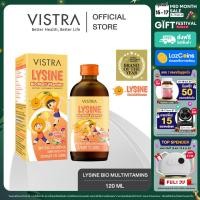 ราคา VISTRA Lysine Bio Multivitamin 120 ml วิสทร้า ไลซีน ไบโอ มัลติวิตามิน 120 มล (23049950027)
