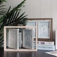 ราคา roomtour กรอบรูป กรอบรูปหมุนกรอบรูปสองด้านกรอบรูปไม้สร้างสรรค์นอร์ดิกชุดกรอบรูปไม้ 6 นิ้วหมุนกรอบรูปสองด้านรวมกันหลายกรอบรูปสยาม A00490 (16878356394)