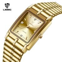 ราคา LIEBIG นาฬิกาแฟชั่นใหม่เข็มขัดเหล็กสำหรับผู้ชายและผู้หญิง L1018 (13041268845)