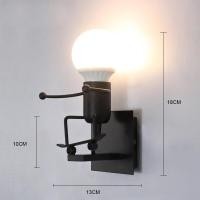 ราคา โคมไฟเหล็กติดผนัง LED E27สไตล์นอร์ดิกทันสมัยโคมไฟติดผนังสำหรับเด็กไฟในร่มตกแต่งบ้านห้องนอนห้องนั่งเล่นห้องครัวอ่านหนังสือ (21841619546)