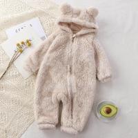 ราคา ฤดูใบไม้ร่วงฤดูหนาวเด็ก Romper ขนแกะคลุมด้วยผ้าเด็กวัยหัดเดิน J Umpsuit เสื้อผ้าทารกแรกเกิดเด็กสาวเด็กหลวมทารก Ouitfit เสื้อผ้าเด็ก (16568077321)