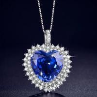 ราคา viviking สร้อยคอ สร้อยคอพลอยสีน้ำเงิน จี้คริสตัลรูปดาวแห่งมหาสมุทร สร้อยคอหัวใจอมตะแห่งมหาสมุทร (20620474406)