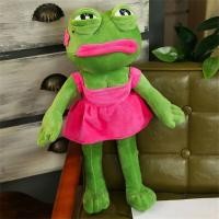 ราคา WONDAY ของขวัญวันเกิดตลก Expression Pepe Pepe กบตุ๊กตาสีเขียว45ซม ตุ๊กตาหมอน Sad Frog Plush ตุ๊กตาสัตว์ตุ๊กตากบ Plush ของเล่น (15894866233)
