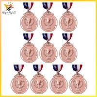 ราคา ส่งจากกรุงเทพ 10PCS เหรียญรางวัล 2 นิ้ว 1st 2nd 3rd พร้อมริบบิ้น สําหรับโรงเรียน กีฬา ประชุม สําหรับเด็ก (23214166545)