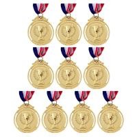ราคา ส่งจากกรุงเทพ 10PCS เหรียญรางวัล 2 นิ้ว 1st 2nd 3rd พร้อมริบบิ้น สําหรับโรงเรียน กีฬา ประชุม สําหรับเด็ก (23214166543)