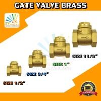 ราคา ราคาโปรโมชั่น สวิง เช็ควาล์ว วาล์วกันย้อน ทองเหลือง ขนาด 1 1 2 1 3 4 1 2 Swing Check Valve Brass (7524237776)