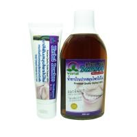 ราคา ยาสีฟันสมุนไพรไม้ไผ่ 50g น้ำยาบ้วนปากสมุนไพรไม้ไผ่ 200ml By Wiserak ชุดเล็ก (1358764185)