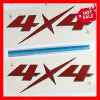 ราคา สติ๊กเกอร์ 4x4 ติดข้างกระบะ สะท้อนแสง ISUZU D MAX ALL NEW 2012 2019 จำนวน2แผ่น 1ชุด 2 ชิ้น สติ๊กเกอร์ 4x4 สีแดง ติดตกแต่งรถ อีซูซุ ดีแม็ค ดีแม็ก Isuzu D Max อีซูซุ ดีแม็ก แม็ค Sticker ติดตัวถังรถ ทุกร