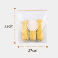 ราคา TAILI 20 30 40PCSถุงเก็บอาหารถุงเก็บอาหารแบบใช้ซ้ำได้BPAฟรีDouble Ribbedหนาแน่นกระเป๋าวัสดุเกรดอาหารสำหรับจัดเก็บผลไม้ผักเนื้อขนมแซนวิชแช่แข็งความร้อนอาหารพลาสติกห่อถุงเก็บในครัวเรือนถุงเก็บตู้เย็น (2