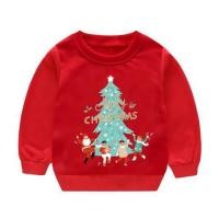 ราคา เสื้อสเวตเตอร์เสื้อแขนยาวสีแดงเด็กลายกวางซานตาคลอสมนุษย์หิมะสเวตเตอร์คริสต์มาส (20756170547)