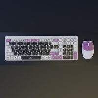 ราคา เมาส์ คีย์บอร์ด ไร้สาย Gadonx รุ่น GX WKM 1 โหมด 3 แบบ 3 สีตัวเลือก ปุ่มยาง DPI 1000 สินค้ามีประกัน (22673686673)