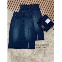 ราคา กระโปรงยีนส์ผ่าข้าง (22917817095)