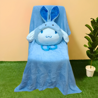 ราคา ราคาถูกที่สุด ตุ๊กตาผ้าห่ม 3in1 รุ่นมีสายสะพาย ขนาด 100x150ซม สามารถใช้เป็นหมอนได้ ผ้าห่มนาโนนิ่ม ไม่บาดผิว (21410230933)