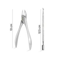 ราคา Nezha กรรไกรตัดหนัง กรรไกรตัดหนังกําพร้า ชุดกรรไกรตัดเล็บ คีมแต่งเล็บ Nail clippers ตัดหนังกําพร้า สเตนเลส ตัดคม พอดีมือ ใช้งานง่าย (22855900404)