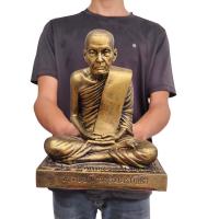 ราคา หลวงพ่อเขียน ธัมมรักขิโต พระเกจิดัง วัดสำนักขุนเณร สีทองเก่า ขนาด 5 นิ้วสูงประมาณ 6 นิ้ว (21232016380)