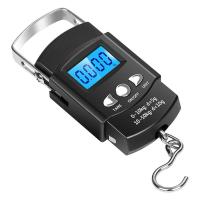 ราคา 50Kg x 0 01Kg Electronic Digital Handing Mini Pocket Scale 10G Portable Luggage Travel Fishing Scale Kitchen Hook Balance Weighing (23020815657)
