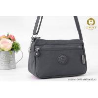 ราคา LK กระเป๋าสะพายผ้าร่มขนาดยาว 7 5 นิ้ว มีทั้งหมด 3 ซิป ทรงกระเป๋าอย่างสวย สไตล์คิปลิ้งค์ มีหลากสีให้เลือก LK28 (21784093154)